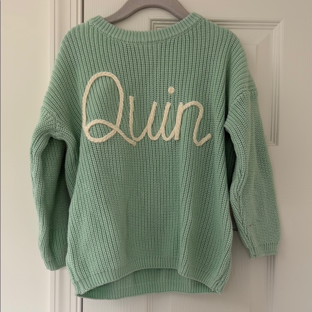 Kids Green Sweater